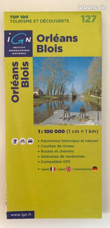 Carte IGN Orléans / Blois (Neuf) (image 1)