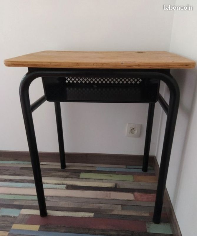 Bureau vintage écolier (image 2)