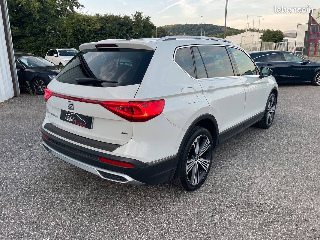 Seat Tarraco 2.0 TDI 190 4Drive XCELLENCE DSG7 / 7 places / Attelage / Caméra 360° / CarPlay / Garantie 12 mois (image 7)