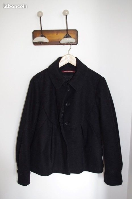Manteau noir Comptoir des Cotonniers (image 1)