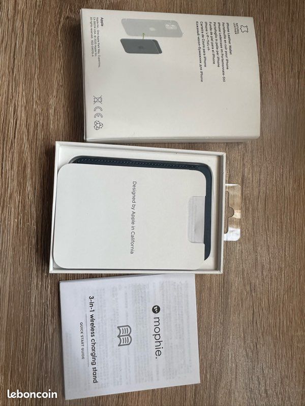IPhone Leather Wallet Baltic Blue (image 8)