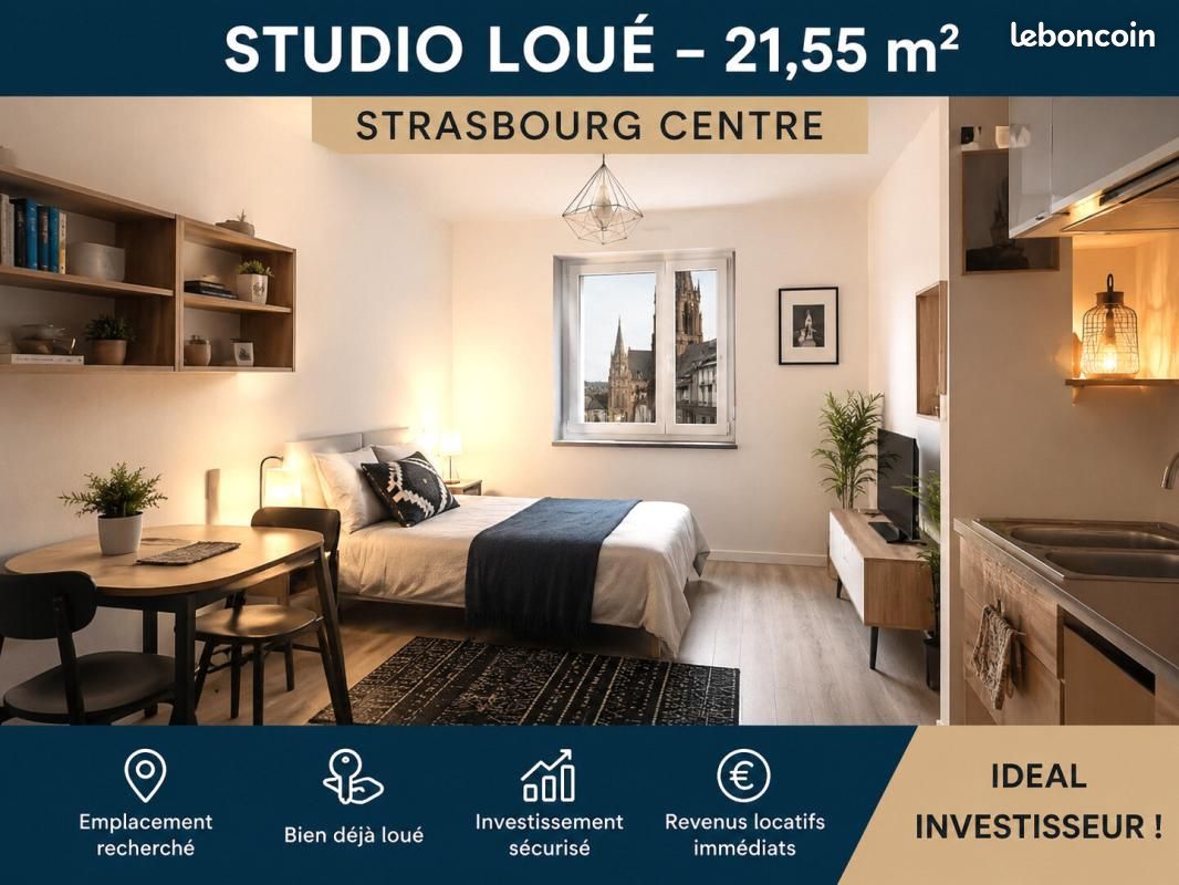 Appartement 1 pièce 21 m² · à Strasbourg · 21 m² · 96 000 €