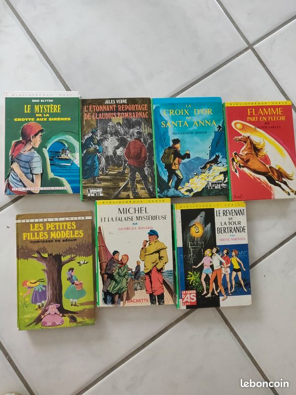 Lot livres Bibliothèque Verte (image 1)