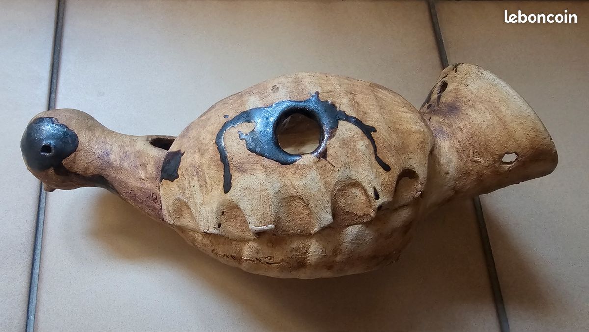 Coupe en grès la Colombe Vallauris (image 5)