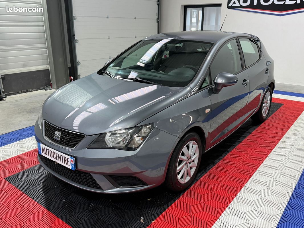 Seat ibiza 1.0l 75 ch referance / radar de recul / jantes / radio bluethooth / climatisation / garantie (image 1)