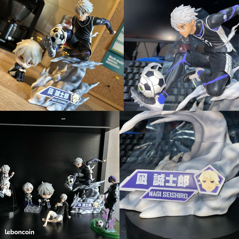 Zhongkaihua Lot de 2 Figurines de l'anime Blue Lock REO Mikage/Seishiro Nagi - Modèle de Statue Ornements Mobiles - Collection - Décoration de Bureau - 10 cm Zhongkaihua Lot de 2 Figurines de l'anime Blue Lock REO Mikage/Seishiro Nagi - Modèle de Statue Ornements Mobiles - Collection - Décoration de Bureau - 10 cm