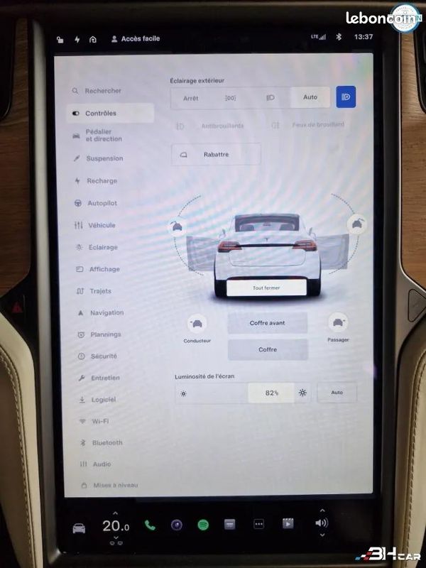 Tesla Model-x Long Range 100KWH ~ Batterie Tesla Neuve ~ FSD (image 21)