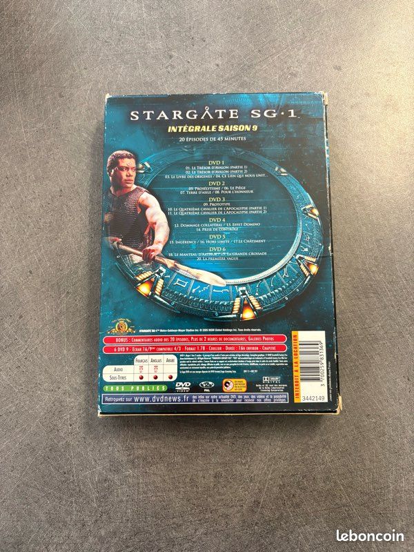 Coffret dvd stargate saison 9 (image 2)