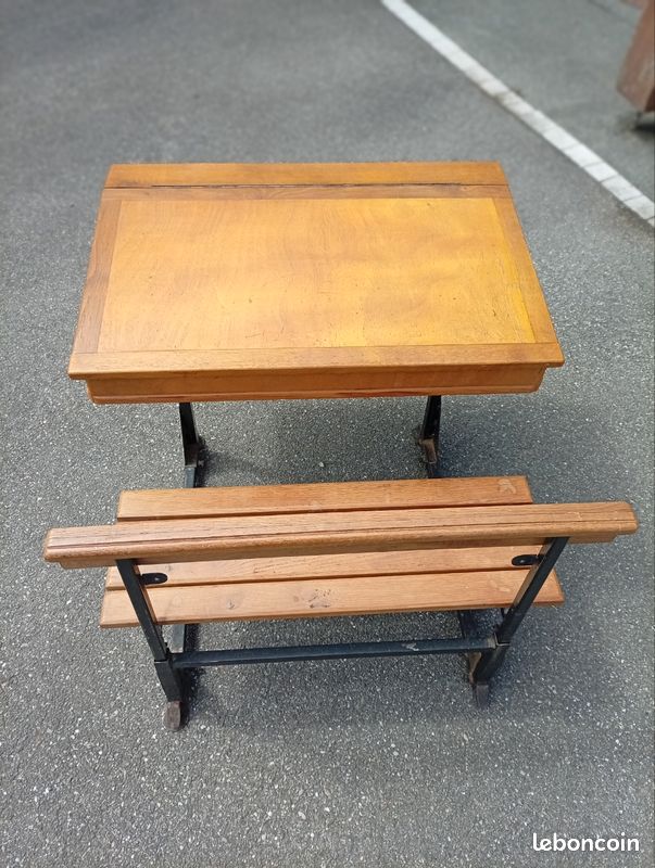 Pupitre / Bureau ancien enfant (image 2)
