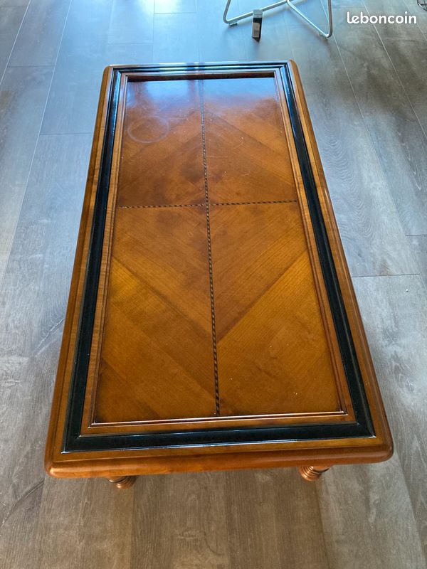 Table basse merisier (image 1)