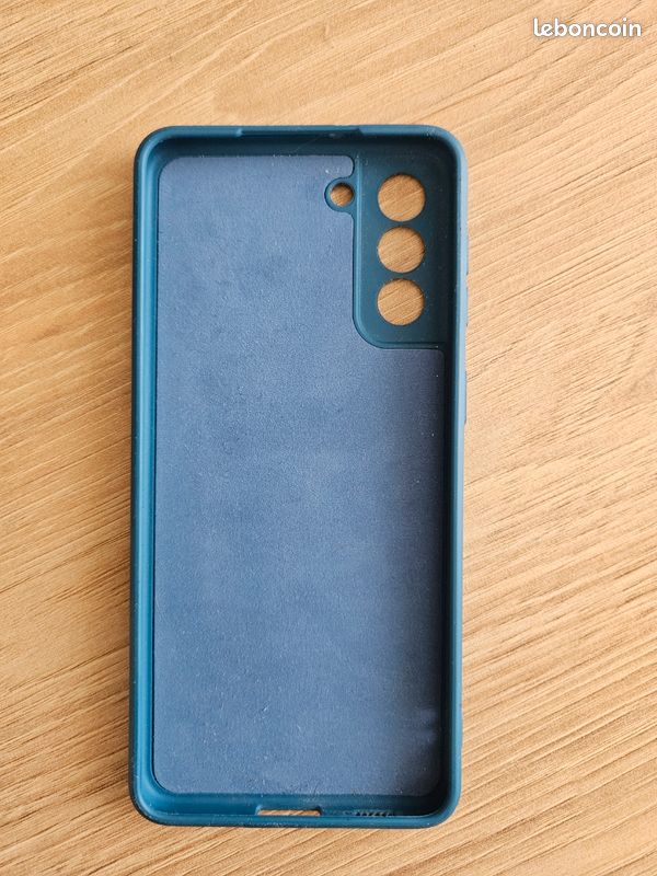 Coque Samsung Galaxy S21+ bleue (image 2)