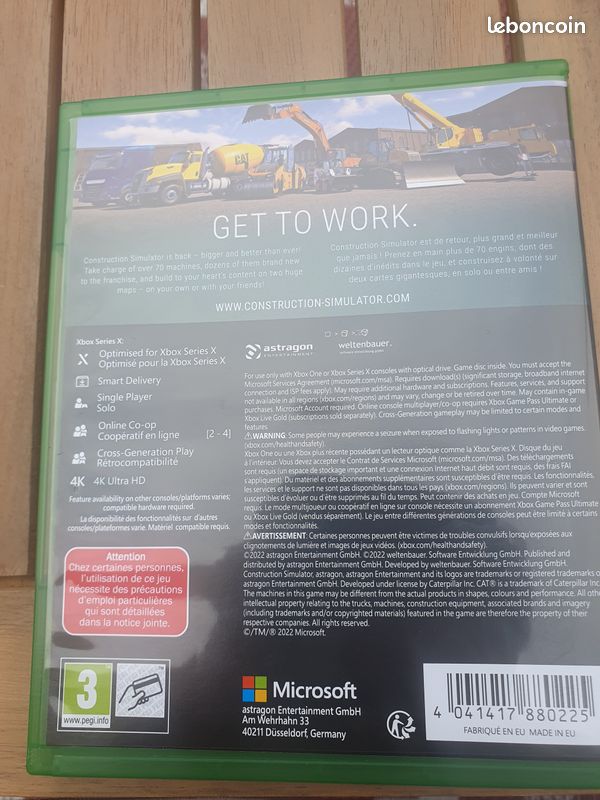 Jeu vidéo XBOX ONE Construction simulator (image 2)