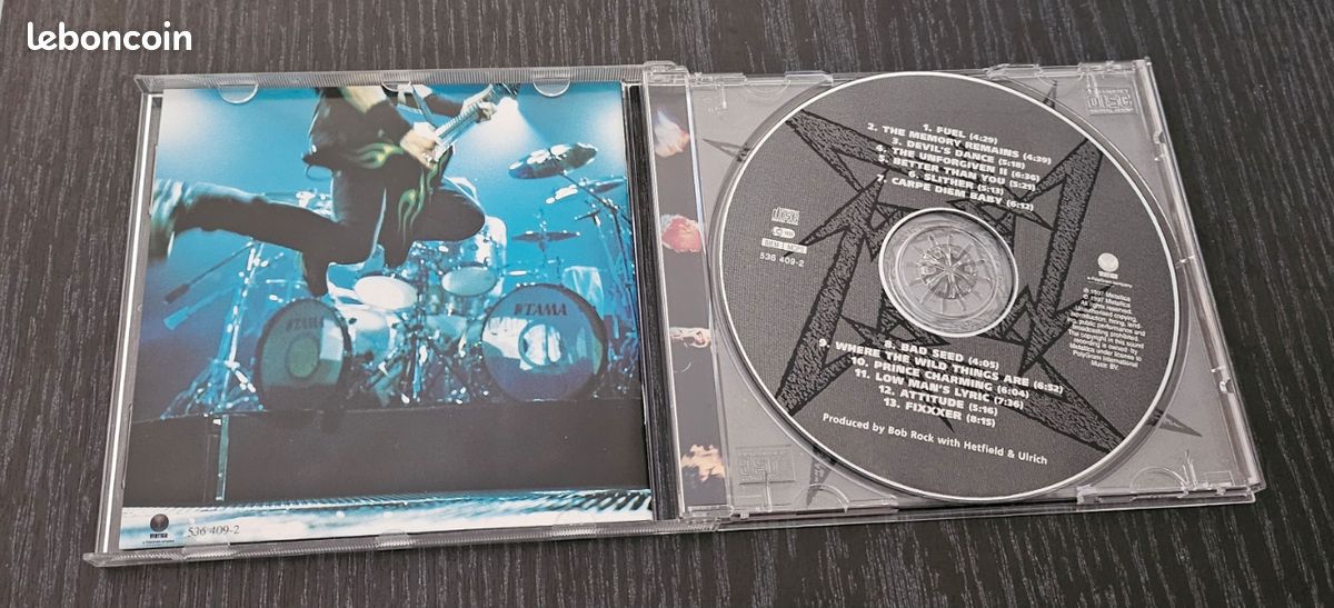 CD Metallica "ReLoad" 1997 – Premier Pressage Français (image 4)