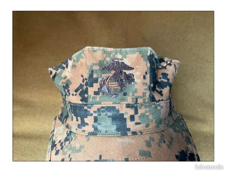 Casquette Snapback Militaire Vintage Années 70 - Marine, Pleine Vitesse, Made In USA, Neuve Sans étiquette