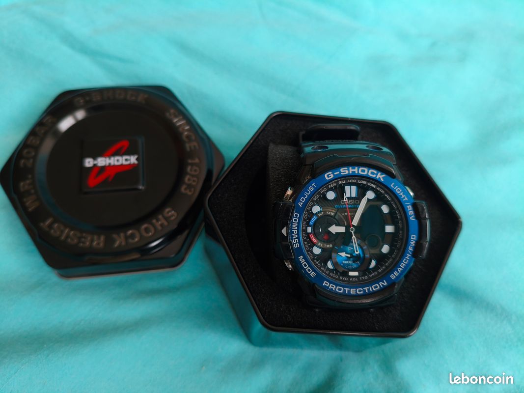 Montre Casio G-Shock Gulfmaster GN-1000B-1AER bleu noir (image 3)