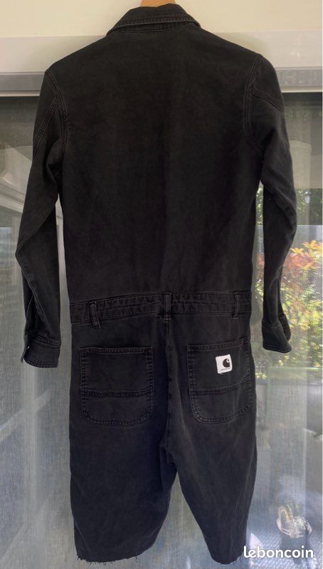 Combinaison type Salopette originale Carhartt noire Femme Taille