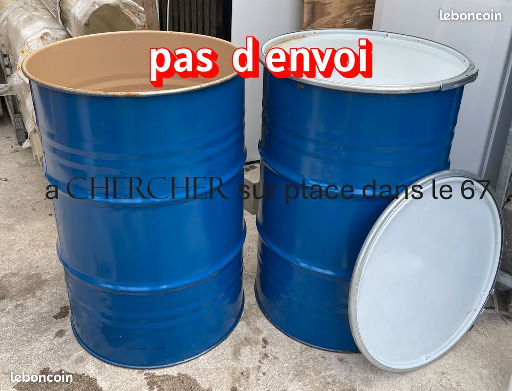 Fut 200l 88 cm de haut x 58 de diametre (image 1)