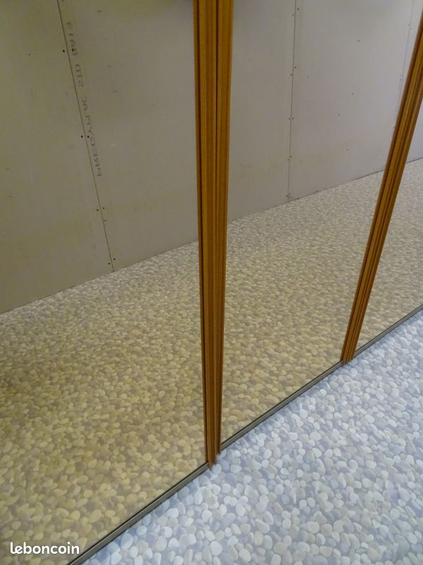 Portes de placard coulissantes miroir fumé (image 2)