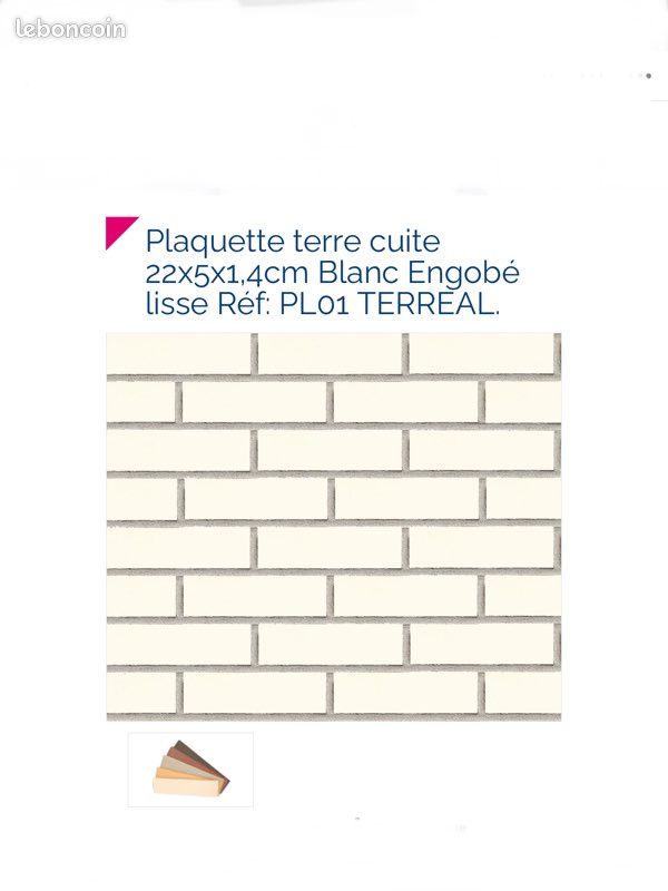 Plaquettes parement blanc intérieur extérieur (image 3)