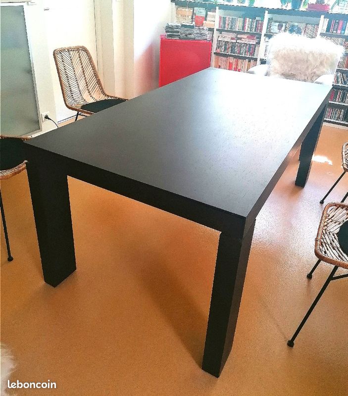 Table design italien en wengé (image 1)