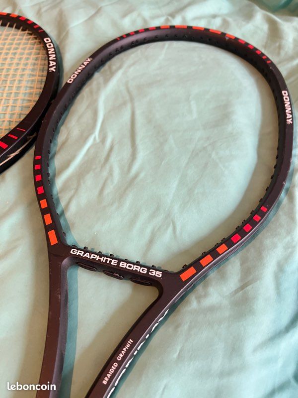 BJÖRN BORG, tennisracket, Donnay Borg Pro, 1980-83. - Bukowskis