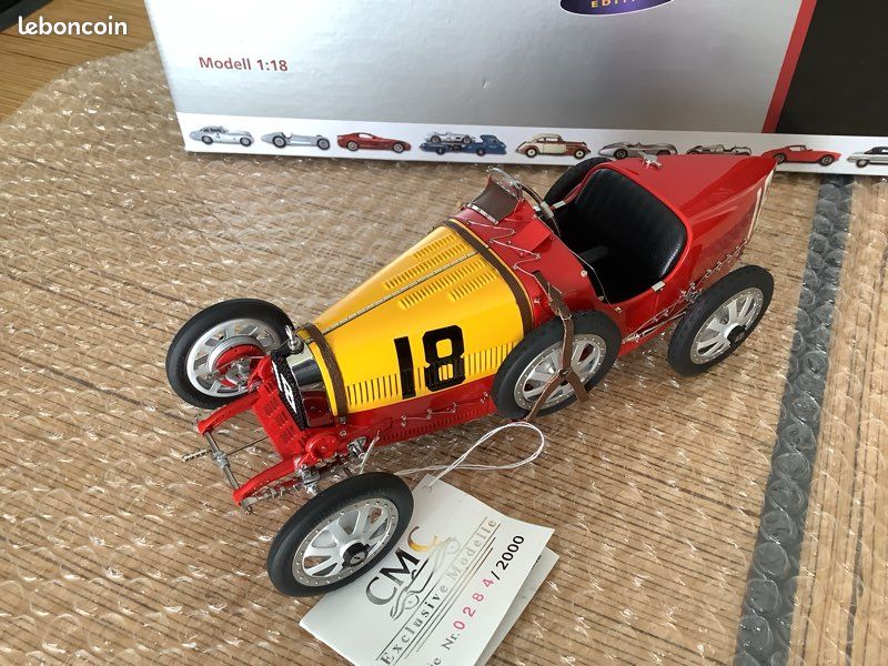 Art Collection Auto - Bugatti type 35 carrossée en course Grand Prix de Lyon 1924,... in France