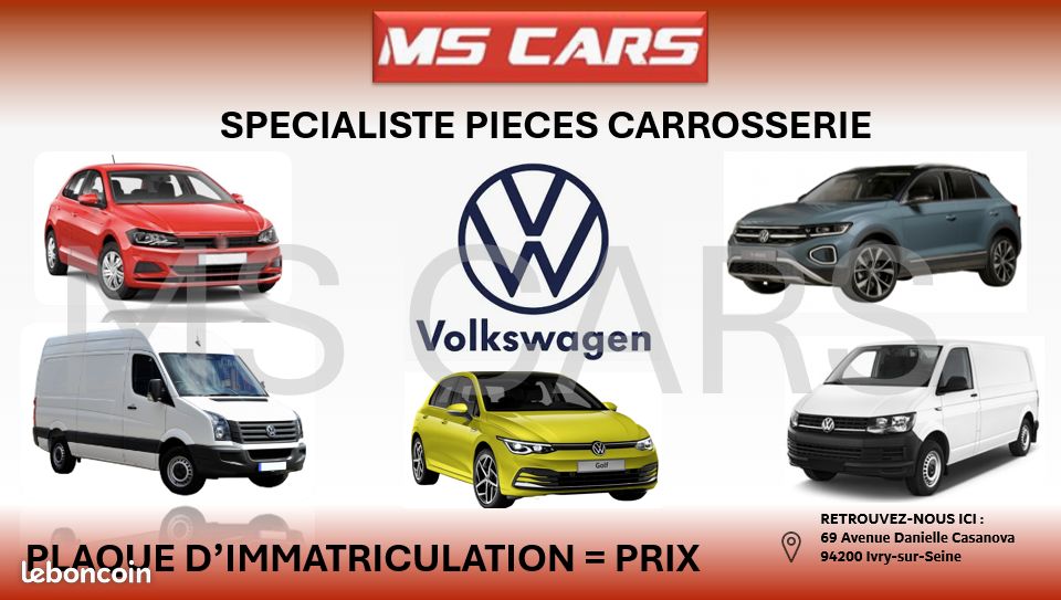 Pièces de carrosserie VOLKSWAGEN — tous modèles disponibles (image 1)