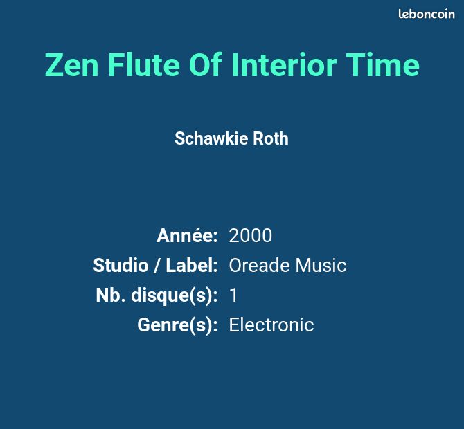 Zen Flute Of Interior Time - Schawkie Roth (image 2)