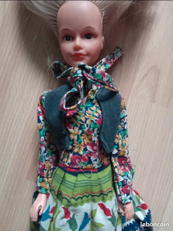 Tenue Pour Poupée Tressy Bella : Ensemble To Night, 1977, Occasion