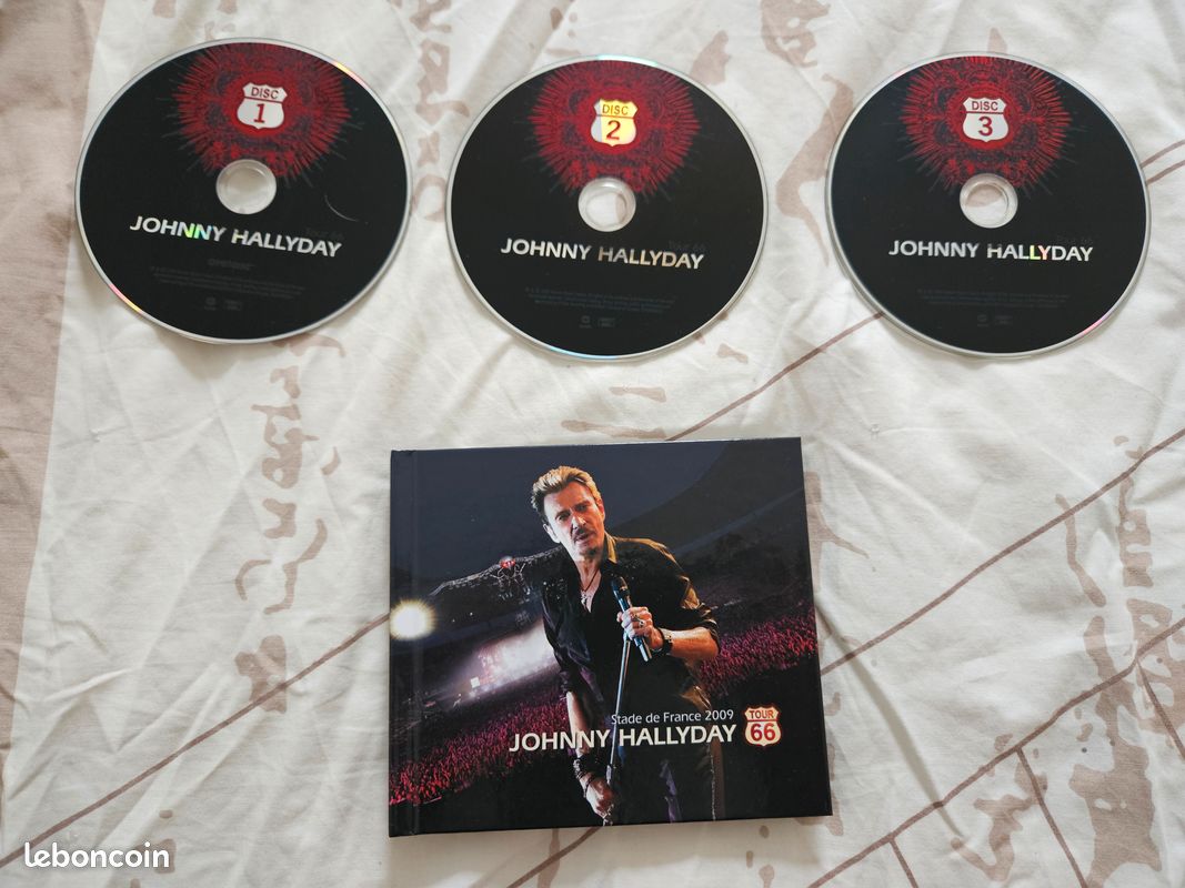 Johnny hallyday "tour 66" (coffret 3 cd + coffret 2 dvd) édition luxe (image 8)