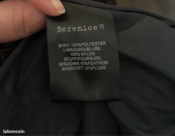 Blouson Bomber En Lin Rose Iridé Berenice - Taille S - Occasion En Très Bon État - Veste Légère Printemps/Été