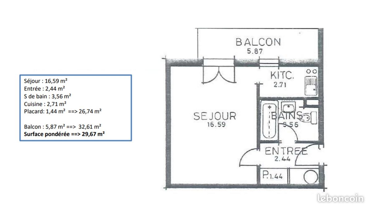 Appartement a louer chartres - 1 pièce(s) - 26 m2 - Surfyn