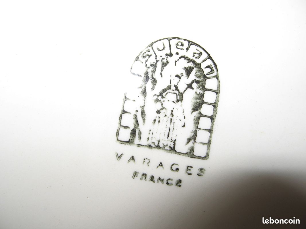 Vintage - plat de service décor de faisans (image 3)