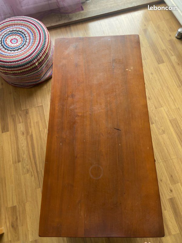 Table basse bois massif (image 3)