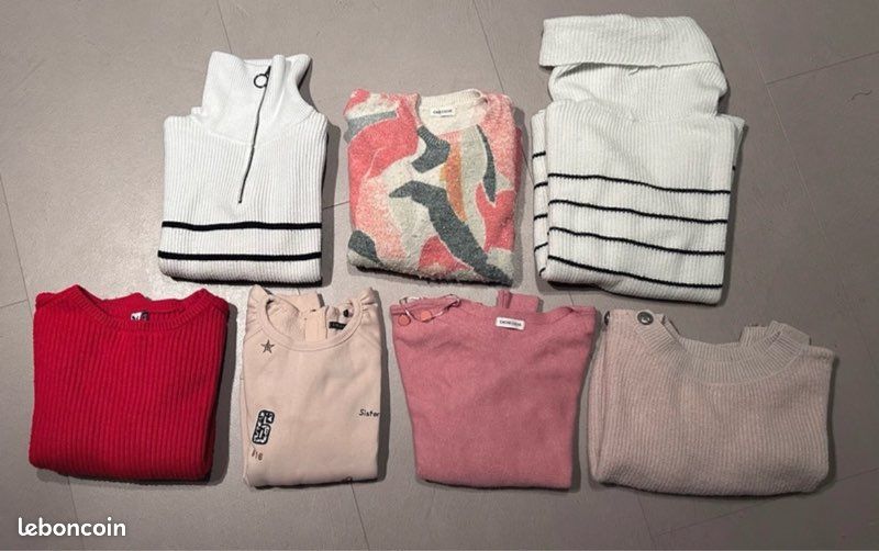 Lot Pull Fille 12 ans - IKKS, Cache Cache (image 1)