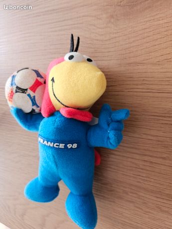 Peluche Footix 1998 – Coupe Du Monde France – 23 Cm – État Correct