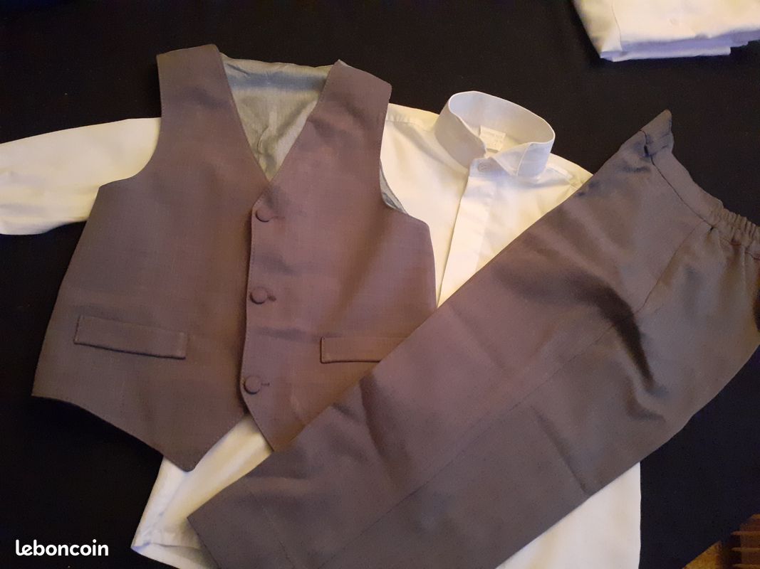 Lot costume 3 pièces + 2 chemises (image 2)