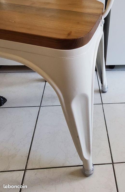 Chaise métal et bois (1) (image 3)