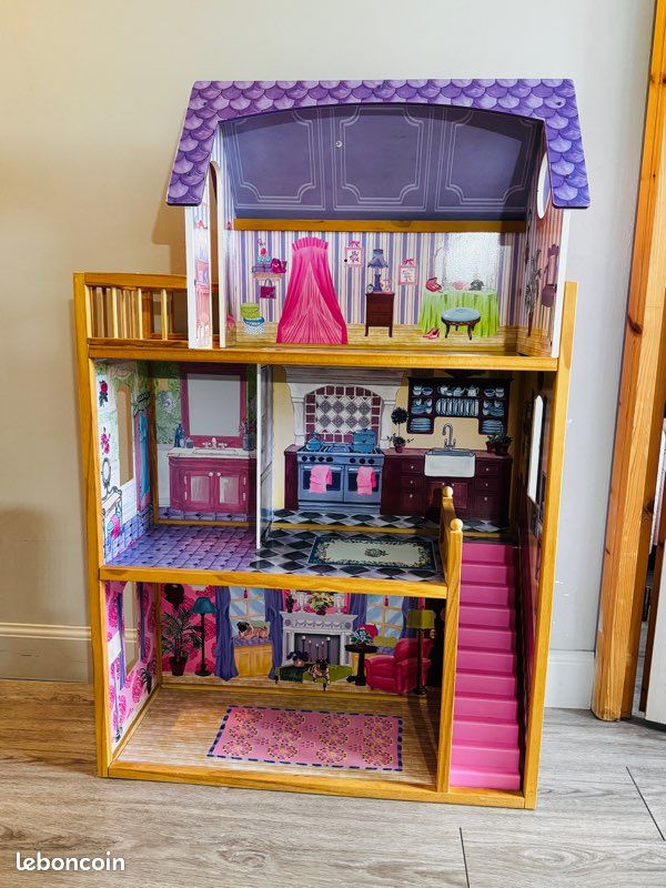 Maison de Barbie XL en bois (image 1)