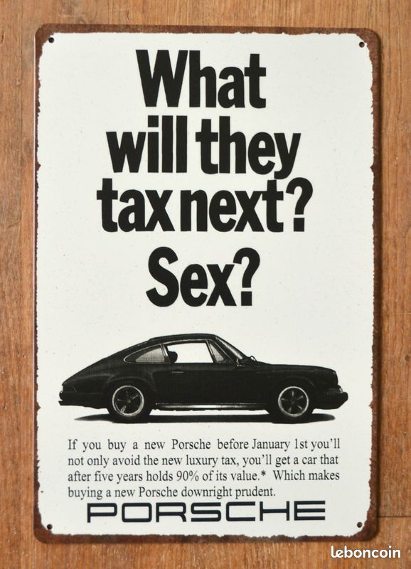 Plaque Murale Porsche 911 Type 992 En Métal - Décoration Auto Design Et