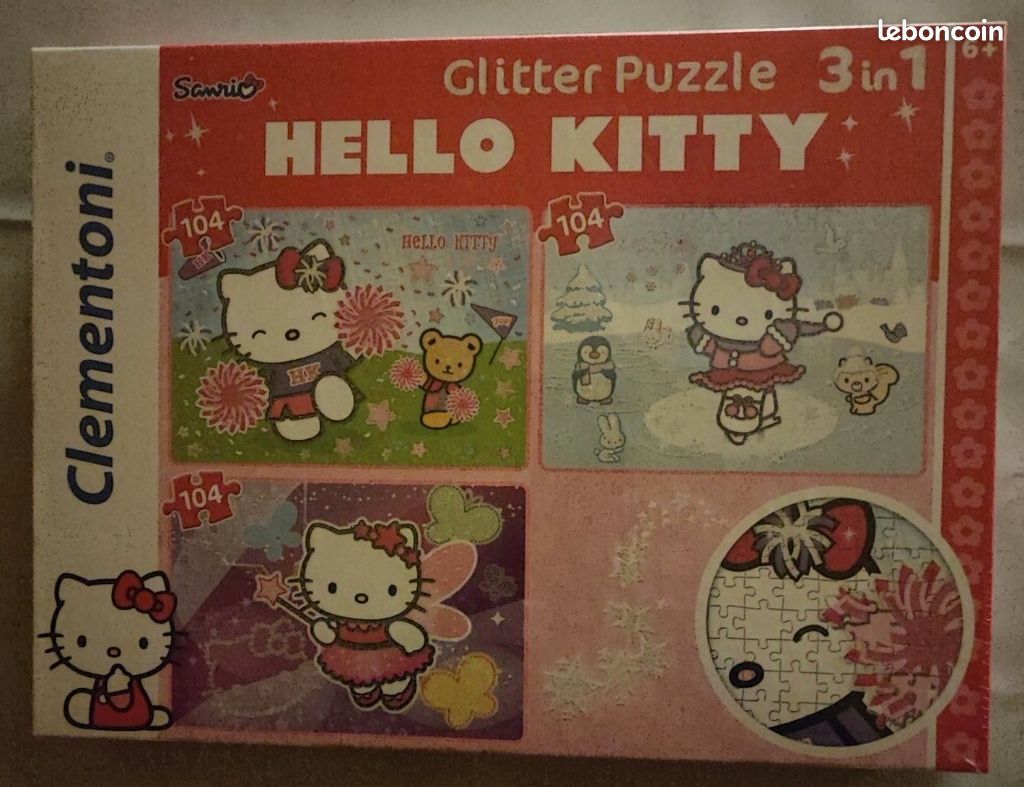 Puzzle Clementoni hello kitty (image 1)