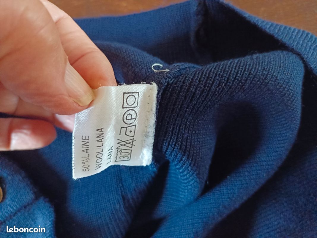 INEXTENSO Gilet bleu marine fille pas cher