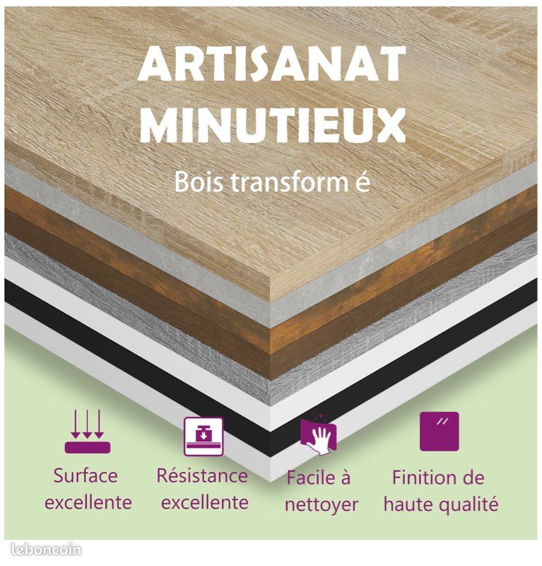 Armoire d'angle suspendue Gris brillant 57x57x60 cm Aggloméré (image 10)
