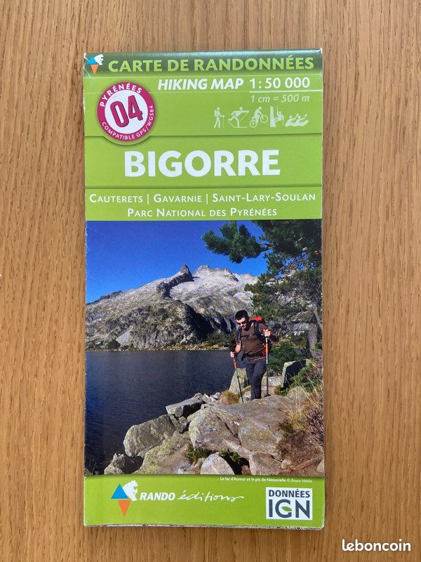 Carte Topographique Bigorre 1/50 000 - Randonnée Et Exploration
