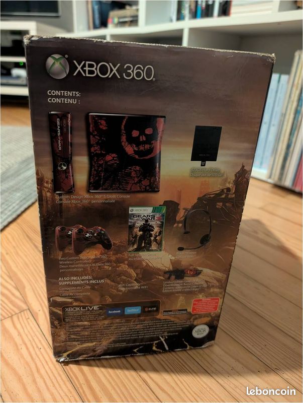 Console Slim 250 Go et Gears of War Judgement en boîte - X360 - Console