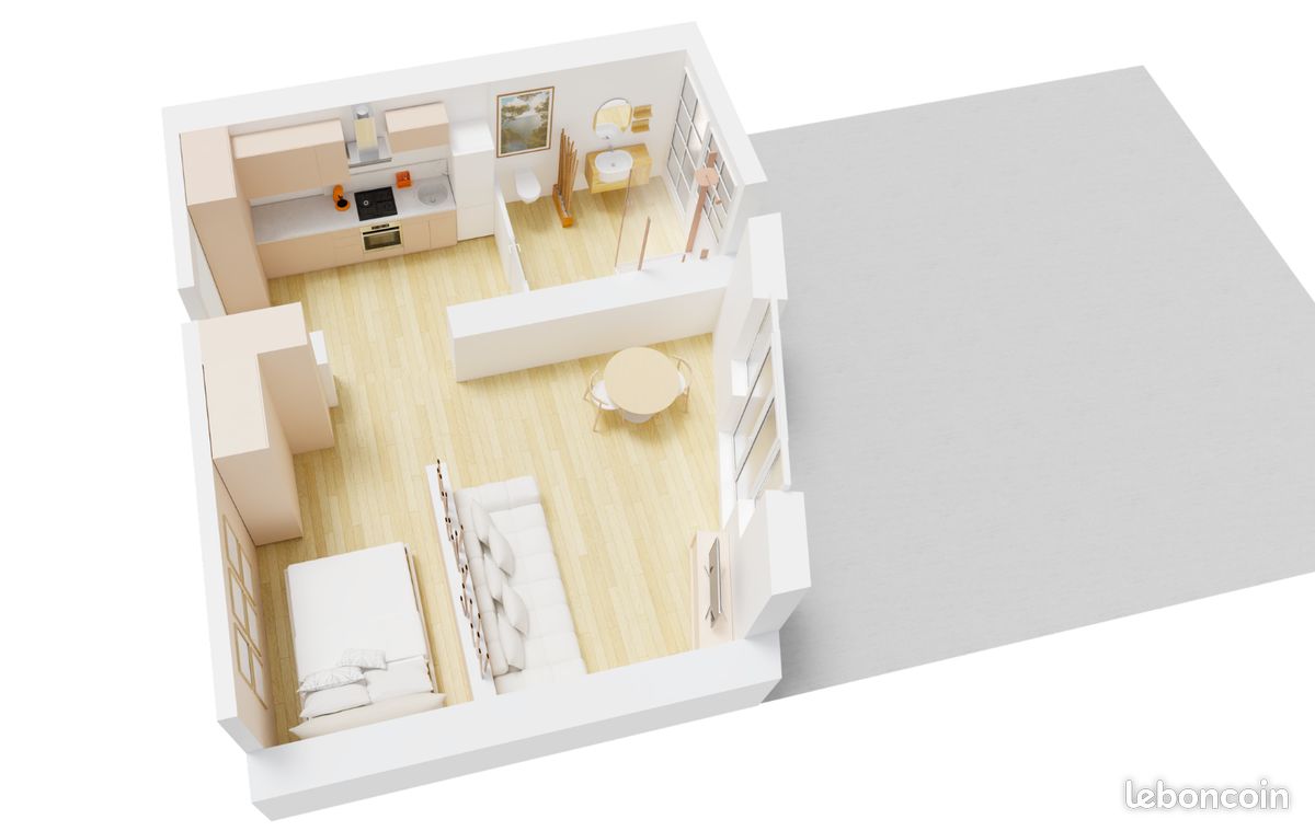 Appartement 2 pièces 41 m² · à Peyrehorade · 41 m² · 69 000 €