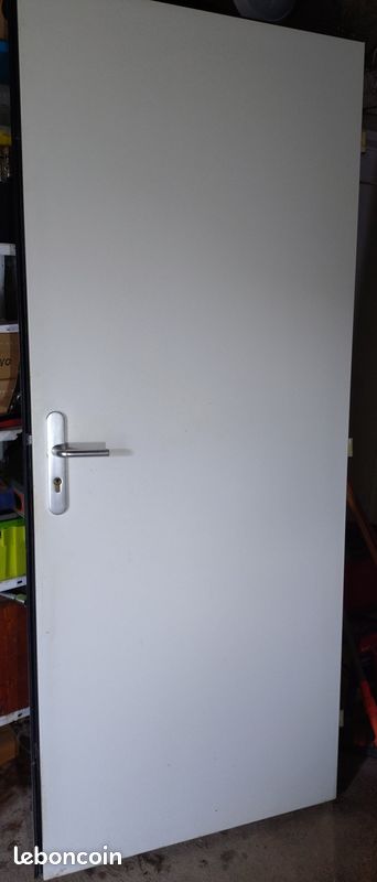 Porte d'entrée metallique extérieur/intérieur idéal garage (image 1)