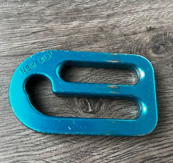 Plaque De Gréement 4 Trous 35KN – Alu – Pour Corde Escalade, Arbre, Air – Neuf
