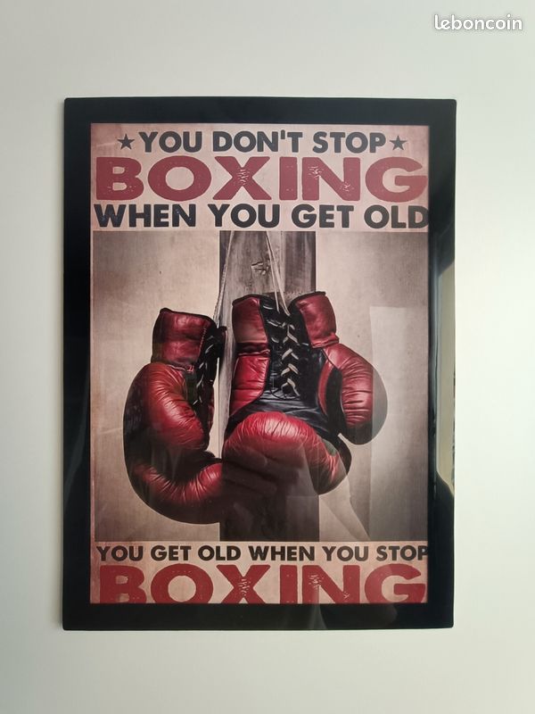 Boxe boxing Poster encadré (image 1)