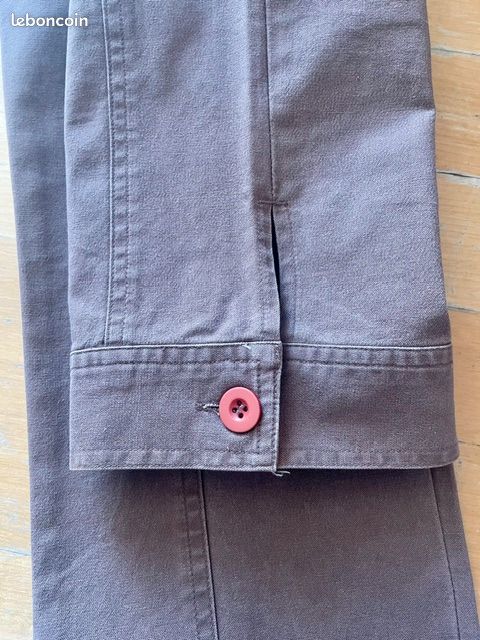 40 Côté Femme pantalon 7/8 marron Y2K (image 7)